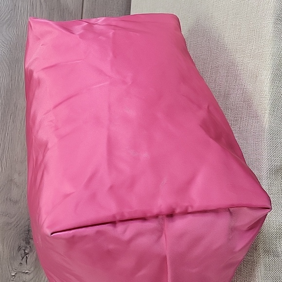 Large Longchamp Lepliage Pink Nylon/Leather Tote Shoulder Bag - Picture 7 of 14